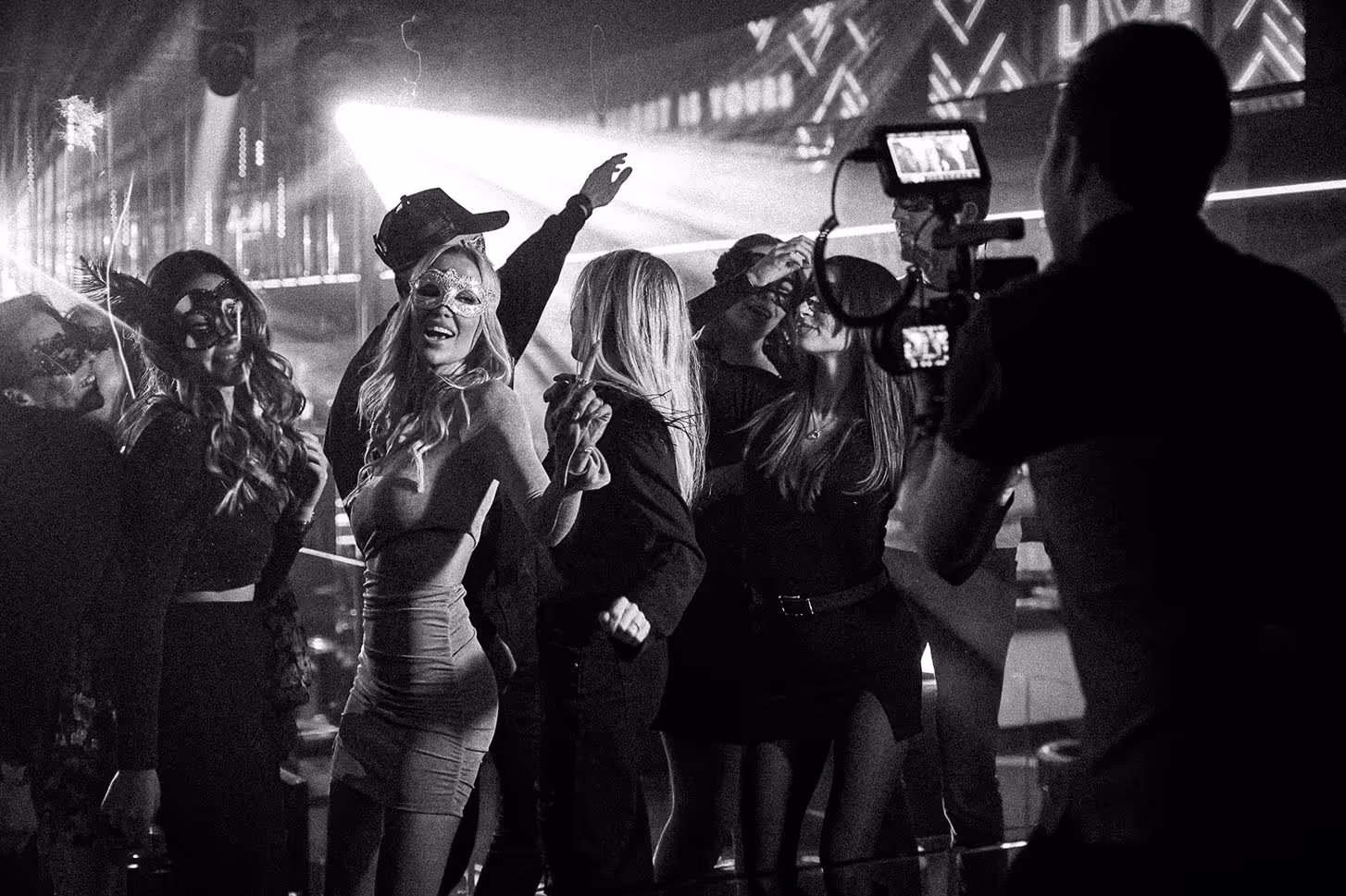 Opnames van de videoclip Neem ik je mee